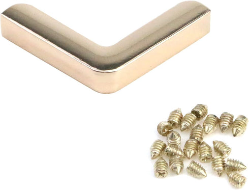 Pastlla 10pcs Metal Purse Corner Bags Handbags Clip Edges Bag Corner Clip Corner Decorative Protector Cover Bag Hardware Accessories Style D...