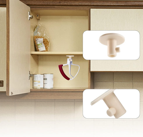 Stand Mixer Attachment Holders,4 Pack Kitchen Accessory Organizer Compatible with Kitchenaid Mixer Attachments Kitchenaid Mixer Accessories for St...