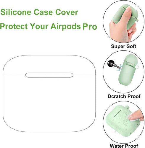 Cute Case for Airpods Pro, Silicone Cats Paw Shark Animal Cartoon Protective Soft Cover Skin with Anti-Lost Keychain (Cat Paw)...