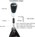 5 Speed Shift Knob Leather Shifter Lever Gear Stick Transmissions Fit Most Manual Cars Truck SUV Vehicles (Black)...