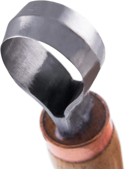 STAMESKY Wood Carving Scorp Knife | Round Carving Tool for Spoons, Bowls, and Cups | Spoon Bowl Carving Tools | Wood Carving for Beginners | Oak W...