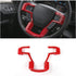 Voodonala Red Steering Wheel Cover Trim for 2015 2016 2017 Ford F150 F250 F350 Super Duty...