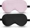 BeeVines Sleep Mask, 2 Pack 100% Real Natural Pure Silk Eye Masks with Adjustable Strap for Sleeping, Mulberry Silk Eye Sleep Shade Cover, Block L...