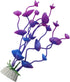 4 Pcs Green Artificial Plastic Plants Fish Tank Plants Fish Aquarium Decoration (Purple)...