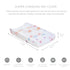 Oilo Changing Pad Cover, Breathable 100% Turkish Cotton Fitted Jersey, 300 Thread Count, Machine Washable, Fits Standard Changing Pads (32" x 16")...