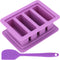 KeFanta Silicone Butter Mold, Butter Molds Tray with Lid,Large Butter Maker with Food Grade Silicone Spatulas,Rectangle Container for Brownies,Hom...