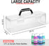 Vowcarol Acrylic Paint Storage Box for Apple Barrel Acrylic Paint, 30 Bottles Capacity Acrylic Paint Organizer for 2 fl. oz Acrylic Paints, Craft ...