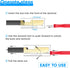 Terminal Removal Tool Kit 36 Pcs Depinning Tool Electrical Connector Pin Removal Tool Kit Pin Extractor Tool Set Wire Terminal Release Tool for Au...