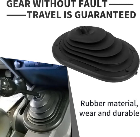52060069Ac Car Gear Shift Boot Cover Replacement for Jeep Wrangler 3.8L 2007-2010, Shift Knob Cover Boot Gear Gaiter Cover Replacement for Jeep Wr...