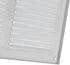 EUROPLAST 12x8 inch Vent Cover with Screen Mesh - White Register Vent Cover - Metal Air Return Grill - HVAC Vent Register for Home Improvement - C...