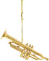 Broadway Gifts 3.5" Gold Brass Trumpet Ornament Decoration...