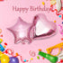 28Pcs Balloon Happy Birthday Party Decorations For Women Confetti Balloons 18" Star Heart Foil Balloons Wedding Decorations Helium Ballons Girl Bo...