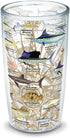 Tervis Made in USA Double Walled Guy Harvey Insulated Tumbler Cup Keeps Drinks Cold & Hot, 16oz - No Lid, Charts...