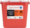 Dynarex Sharps Container, Provides a Safe Disposal of Medical Waste and Needles, Non-Sterile & Latex-Free, 2 Gallons, Made with Thermoplastic, Red...