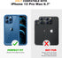 Miracase Designed for iPhone 12 Pro Max Case, Full Body Rugged Case with Built-in Touch Sensitive Anti-Scratch Screen Protector, Soft TPU Case Com...