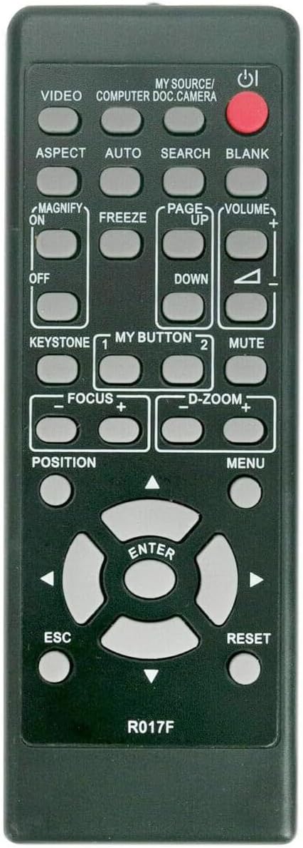 ALLIMITY R017F Replacement Remote Control Compatible with Hitachi 3LCD Projector Home Theatre CP-A221N CP-A301N CP-AW251N CP-EX250 CP-A222WN CP-A3...