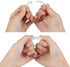 Qulable Shower Curtain Rings-12 Pack- Plastic Shower Curtain Hooks O-Shaped Rings Hook Glide Easily on Bathroom Shower Rod(Clear)...