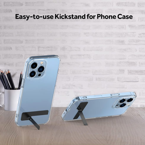 OUTXE 3 Pack Ultra-Thin Kickstand for Cell Phone Case, Horizontal/Vertical Desk Stand Holder Accessories for iPhone 15/14/13/12/11 Mini Plus Pro M...