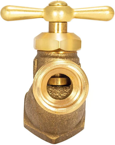 Eastman Female No-Kink Hose Bibb, 3/4 Inch FIP, Brass Plumbing Fitting, 20203...