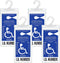 Handicapped Parking Placard Holder - Disabled Placard Protective Mirror Tag Holder with Larger Hanger by Tbuymax(Set of 4)...