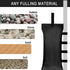 Tent Weights Set of 4 Sand Bags for Canopy Legs Outdoor Instant Sun Shelter Patio 112LBS Large Heavy Duty (Black)...