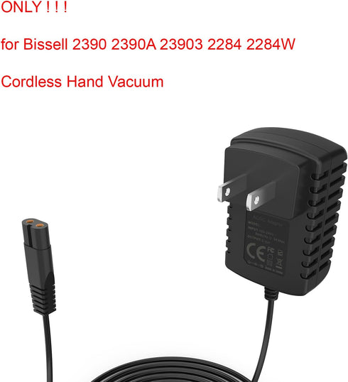 for Bissell Charger 2390 2390A 23903 2284 2284W 14.4V Lithium Ion Cordless Hand Vacuum 1614206 Power Cord for 14.4V Lithium Ion Cordless Hand Vacu...