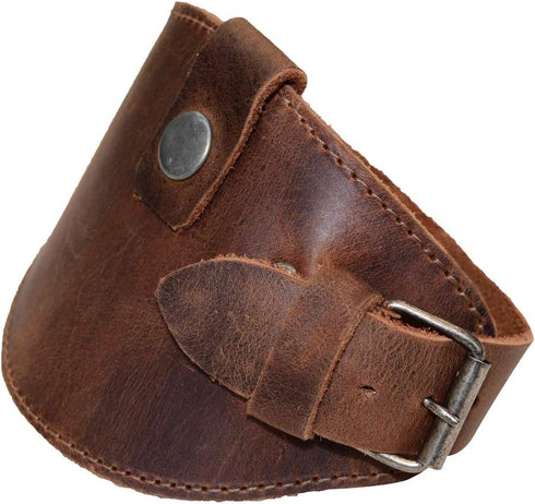 Hide & Drink, Motorcycle Boot Protector with Buckle Closure, Protects Shoe from Shifter, Biker Gear, Shoe Cover, Rustic Guard, Full Grain Leather,...