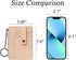 Small Wallet for Women Slim RFID Blocking Credit Card Holder Minimalist Keychain Wallet with Zipper Pocket...