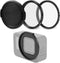 PULUZ 52mm UV + CPL Lens Filter Adapter Ring for GoPro HERO11 Black / Hero11 Black Mini / HERO10 Black / HERO9 Black Camera Lens Adapter Ring Came...