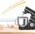 Subtle Silver Coated for Splash Guard lid Mixing Bowl Kitchen Machine Chef Multifunction Kitchen Machine for Acekool...
