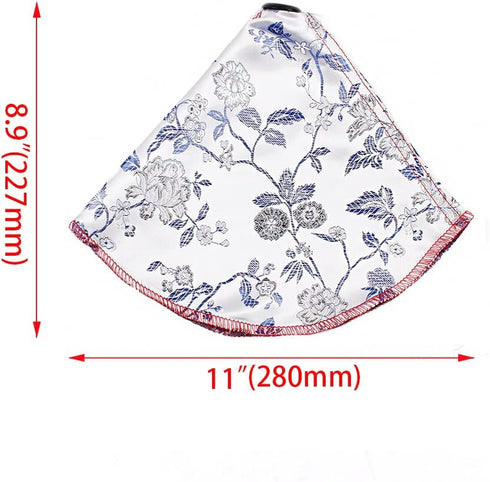 muge racing Universal Shift Boot Cover Manual/Auto Shift Knob Boot Dust Cover Traditional Chinese Embroidered Pattern with Silk Touch (Light Gray)...