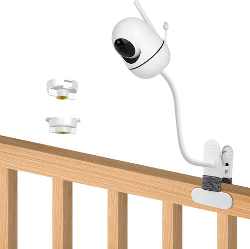 Baby Monitor Mount Compatible with HelloBaby HB6550/HB65/HB66/HB248,ANMEATE SM935E Baby Monitor Camera 15.7 inches Flexible Clip Clamp Mount Long ...