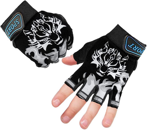 Luwint Kids Sport Gloves for Fishing Workout Cycling Training, 4-12 Yrs...