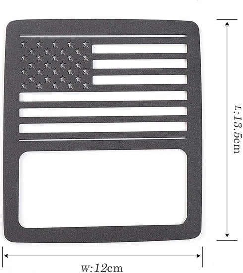 JeCar Tail Light Cover US Flag Taillight Guard Compatible with Jeep Wrangler 2018-2023 JL & Unlimited (Factory OEM Halogen Tail Light ONLY)...
