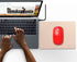 2 Pack Gaming Aluminum Mouse Pad (Gold & Grey) Compatible with Magic Mouse, DaKuan Smooth Magic Ultra Thin Double Side Mouse Mat for Fast and Accu...