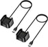 QIBOX Charger Compatible with Fitbit Versa 2 (Not for Versa/Versa Lite), 2-Pack Replacement USB Charging Cable Dock Stand for Versa 2 Health & Fit...
