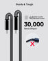 WOTOBEUS USB C to USB C Cable, 5A PD 100W E-Marker with LED Display, QC5/PPS45W, Soft & Braided, Super Fast Charging for iPhone 15 Pro Max iPad Ma...