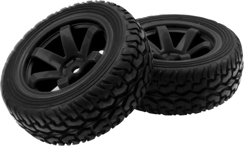 75mm/2.95'' Rubber Tires & Plastic Wheel Rims 12mm Hex w/Foam Compatible with HSP Tamiya HPI Kyosho 1/10 1/12 On-Road RC Touring Car,WLtoys 1/14 1...