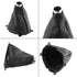 for Honda Civic 2006-2012 Shifter Shift Boot Cover, Qiilu PU Leather Manual Gear Shift Knob Boot Dust Cover...
