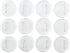 12 Buttons to Design 2.5" Diameter Clear, Pop & Place Your Insert, Pin Back on Clothes, Hats, Bags, for Kids & Adults, Athlete and Events Support,...