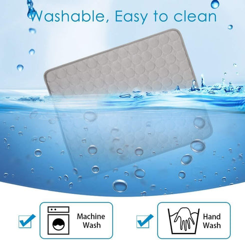 Pet Cooling Mat for Dog Puppy Cat Washable Cooling Pad, Reusable Ice Silk Dog Self Cooling Mat, Pet Sleeping Pad Blanket for Pet Beds Kennels Couc...