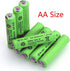 10 Packs 1.2V AA 900mAh Ni-MH Rechargable Batteries for Solar Lights, Garden Lights, Remotes, Mice...