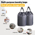 MCleanPin 140L Washable Laundry Bags with Handles,Dirty Clothes Storage for College Dorm or Travel, Laundry Liner Fit Most Laundry Hamper or Baske...