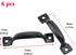 Antrader Cabinet Hardware Handle Pull-Black, 1-3/4" (45mm) Hole Centers, 6 Pack...