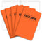 Elan Publishing Company Field Notebook/Pocket Journal - 3.5"x5.5" - Orange - Lined Memo Book - Pack of 5...