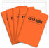 Elan Publishing Company Field Notebook/Pocket Journal - 3.5"x5.5" - Orange - Lined Memo Book - Pack of 5...