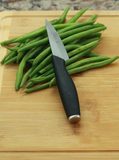 Cestari Charcuterie Board Accessories : Ceramic Paring Knife Blade Never Needs Sharpening; 3 Inch Paring Knife with Sheath - Black Mirror Finish R...