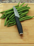 Cestari Charcuterie Board Accessories : Ceramic Paring Knife Blade Never Needs Sharpening; 3 Inch Paring Knife with Sheath - Black Mirror Finish R...