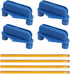 Jeanoko 4pcs Center Finder Tool Line Scriber Prcatical Woodworking Center Line Gauge Multifunctional Center Scriber Marking Tools Collet and acces...