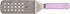 Mercer Culinary Millennia Perforated Turner/Spatula, 8 Inch x 3 Inch Blade, Purple Handle...